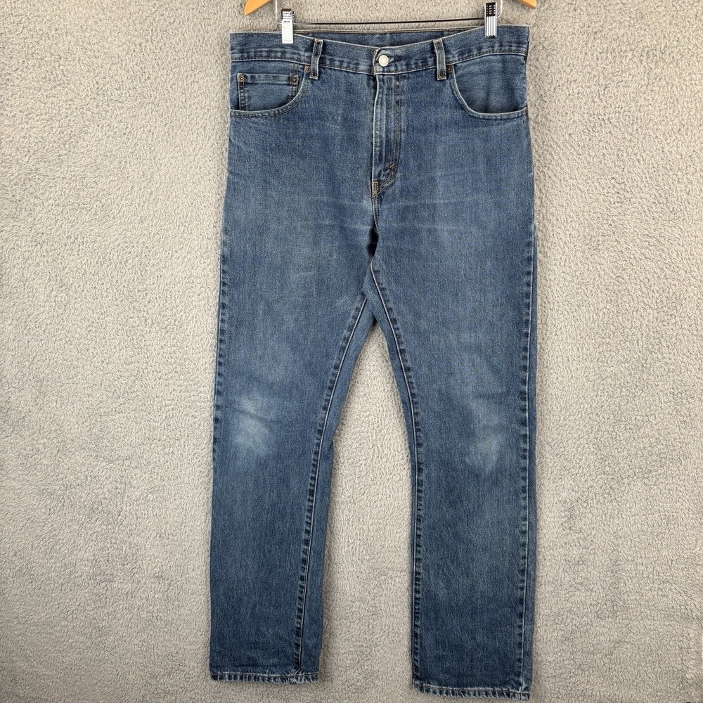 Levis Jeans Mens 34x36 Blue 517 Bootcut Denim Pants Western Cowboy Work Cotton